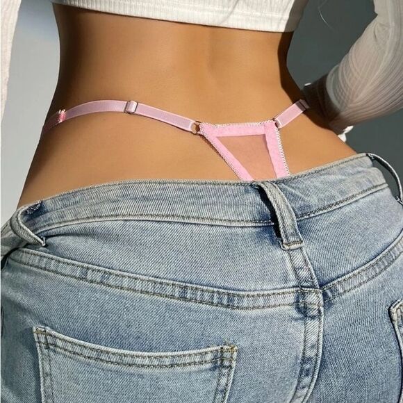 🖤 NEW Floral Lace Bow Decor Panty - Picture 5 of 5